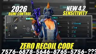 BGMi PUBG Sensitivity Settings 2026/ BGMi Best Sensitivity Settings 2026 / sensitivity today 