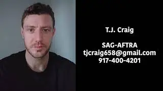 T.J. Craig Theatrical Reel