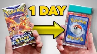 Booster Pack to Pokemon Graded Card in ONE DAY | Collect a Con