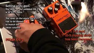 Volume Comparison: Boss DS-1 D5 mod