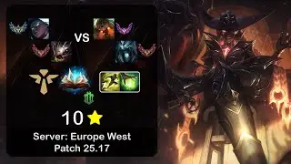 Senna Support + Kog'Maw vs Nautilus + Karthus - EUW Challenger - Patch 25.17