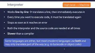 Translators (Compilers, Interpreters, & Assemblers)