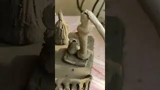 mini clay house #claycraft #clayart #clayhouse
