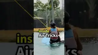 Air Tricks INSIDE the Cable Park🚀 #wakeboarding