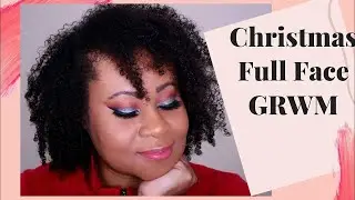Christmas Full Face Makeup Look with Talk Through | Holiday Stream With G