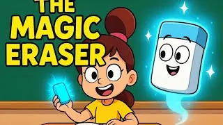 &ldquo;The Magic Eraser ✨ | Best Moral Cartoon Story for Kids | 3 Minute Animated Short&rdquo;#MoralStory.