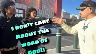 Gangbanger tries to press Israelites !?!