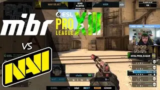 Gaules fica pistola com shz! Mibr vs NaVi #map 1 Mirage - Esl Pro League Full Game
