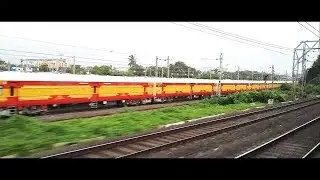 First Glimpses of Brand New Shiny LHB Rake of Antyodaya Express from Bandra Terminus