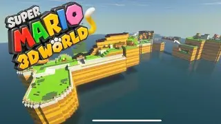 Super Mario 3d World Super Bell Hill In Minecraft!