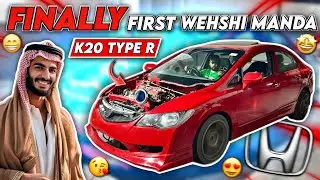 First Waheshi Manda Of K20 Type R Rusty 🔥 Insane Performance 🤩 TEAM-4K