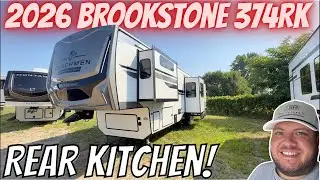 Top Kitchen Storage!? 2026 Brookstone 374RK | Rear Kitchen 5th Wheel