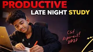Late Night study That Actually Felt Productive”#clataspirant 