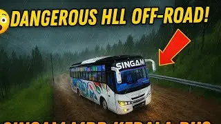 ⚡ Singam MBR Kerala Bus Crazy Hill Off-Road Drive in Bus Simulator Indonesia (BUSSID)!