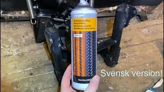 Biltema rostskyddsfärg på snöplog, utvärdering efter 9 månader utomhus (Swedish version)