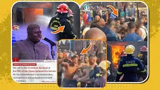 Kasoa Fire Service Personnel Ass@ults Journalist For Filming An Altercation Between Them And Traders
