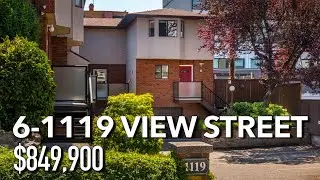 Chic Townhome in Victoria BC! 6-1119 View Street