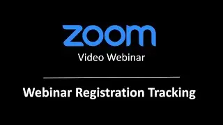 How to Track Visitors to your Zoom Webinar Registration Pages - Easiest Way to Track Success