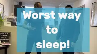 Worst way to sleep!