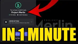 HOW to JOIN PROJECT MERLIN DISCORD SERVER ✅PC & MOBILE✅