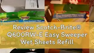 Review Scotch-Brite&reg; Q600RW-E Easy Sweeper Wet Sheets Refill