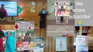 Blood Donation Camp 🩸at my National Institute of Homoeopathy, Kolkata ❤️|Autonomous college|BHMS