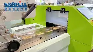 Horizontal Packing Machine For Biscuits 旺旺雪饼（枕式机 高清