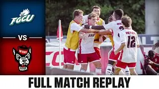 Florida Gulf Coast vs. NC State Full Match Replay | 2024 ACC Men's Soccer