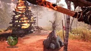 Major Air Plays - Far Cry Primal - Lighting my first bonfire and saying hi to a moose