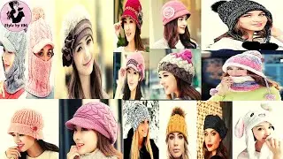 Types of winter caps || Latest Ladies Winter Cap Designs || Stylish Warm Cap Collection For Girls