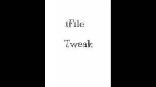 iFile tweak !