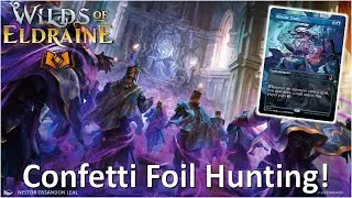 Hunting for Confetti Foil Rhystic Study! - Wilds of Eldraine Collector Booster Box Opening