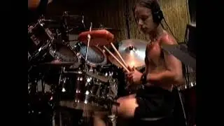 Atheist - Steve Flynn Drum Cam Footage, Summer 1991 at Morrisound