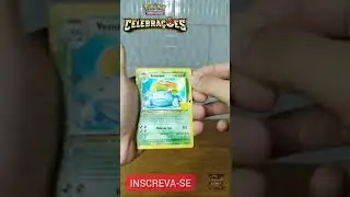 Tirei o Brabo! VENUSAUR do Base Set e Pikachu Surfista - Unboxing de CELEBRA&Ccedil;&Otilde;ES #shorts #pokemontcg
