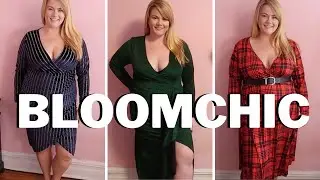 PLUS SIZE HOLIDAY DRESSES | BloomChic Try On Haul