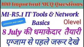 OLevel/Previous Paper/Important MCQ Question in Hindi & Eng/M1-R5.1:IT Tools&Network Basics/Arti Mam
