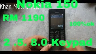 Nokia 150 RM 1190 2 .5. 8.0 Keypad Problem