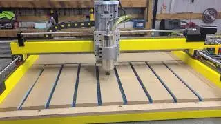 DIY PrintNC CNC first time milling