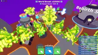 🌈FULL TEAM OF RAINBOW COSMIC ANOMALY IN CLICKER SIM