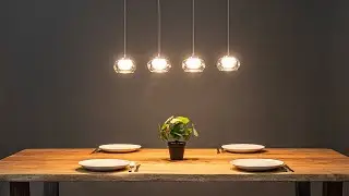Dimbare LED hanglamp chroom met helder glas | Straluma 23220069