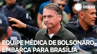 Equipe médica de Bolsonaro embarca para Brasília para atender ex-presidente