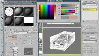 Создание авто в 3D MAX часть 4