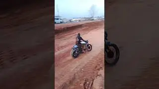 Test ride my home made cafe racer