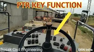 KEY🔑 FUNCTION OF Pneumatic Tyre Roller (PTR)/Highway Constructions/Bosak Civil Engineering