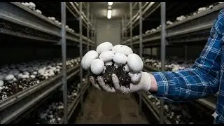 Inside the Mushroom Farms &ndash; How Mushrooms Are Grown, Harvested & Packed (Full Process)