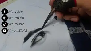 Using Charcoal x graphite on vellum board size A4 #drawing #foryou #fypシ #portrait