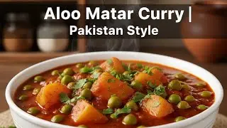 Aloo Matar Curry | Simple & Tasty Pakistani Style Recipe | #foryou #subscribers #alumatar 