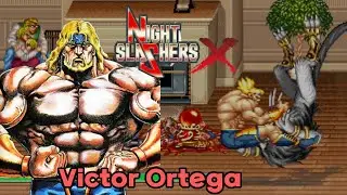 Victor Ortega Playthrough [4K/60fps] #Openbor #nightslashersXrebalanced