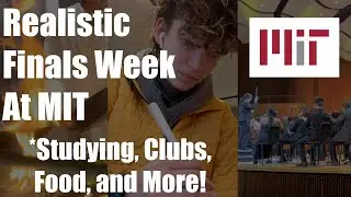 MIT FINALS WEEK VLOG: Studying, Presenting, and (Barely) Surviving 😅