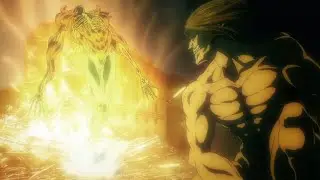 Eren VS Warhammer Titan 60FPS | Attack on Titan : The Final Season